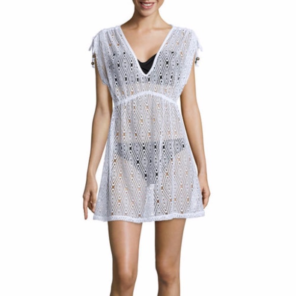 empire waist swim cover up